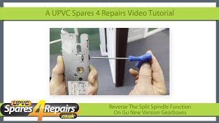 Reverse The Split Spindle Function On Gu New Version Gearbox [upl. by Alih]