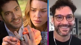 Tom Ellis on LUCIFER 5B Finale a Deckerstar Engagement and More  Full Interview [upl. by Stoddard209]