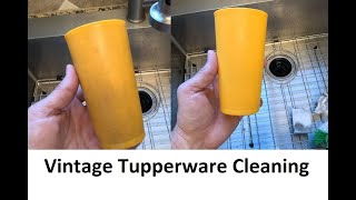 Vintage Tupperware Cleaning [upl. by Gar]