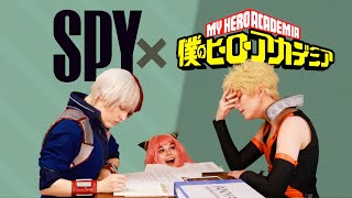 Spy x My Hero Academia MHA BNHA Todoroki and Bakugou Babysit Anya [upl. by Murry]