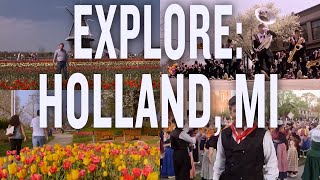 Exploring Holland Michigan Tulip Time Festival 🌷 P Allen Smith [upl. by Yona]