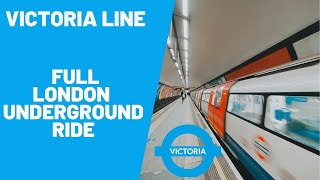 London Underground 🇬🇧  Full Victoria Line from Brixton to Walthamstow Central  4K [upl. by Martguerita]