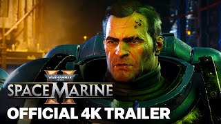 Warhammer 40000 Space Marine 2  Official PvE CoOp Mode Gameplay Reveal Trailer  Skulls 2024 [upl. by Aneerbas]