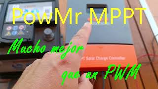 PWM VS MPPT PowMr MPPT 60A POWM60PRO PWM VS MPPT Solar Charge Controller [upl. by Athal]