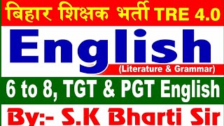 English Literature  Basic test ampRevision  LEC37BPSCTRE 4tgtpgtenglishBharti Sir [upl. by Aisak]