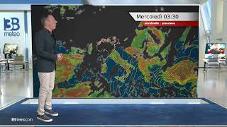 Previsioni meteo Video per mercoledì 24 gennaio [upl. by Llenrod]