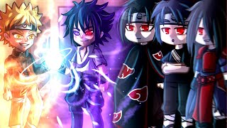 Uchiha Clan React To Naruto And Sasuke  Gacha React [upl. by Araz]