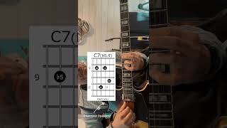 Voice Leading Extended amp Altered Dominant 7 Guitar Chords guitarchords [upl. by Esorbma]