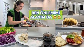 GÖRÜNCE YAPTIRMASALAR OLMAZ❌YEMEKLER HAZIR👍KAHVALTIM VE AKŞAM ÖĞÜNÜM😍DERS SAATİ👍BÖREK SARDIM😊Vlog [upl. by Dee]