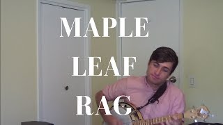 Maple Leaf Rag Scott Joplin played on Tenor Banjo CGDA Tuning by Jack Ray [upl. by Ahsitniuq]