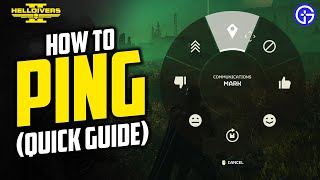 How to Ping in Helldivers 2 QUICK GUIDE [upl. by Aititil]