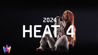 Heat 4  Deltävling 4  Melodifestivalen 2024  English Subtitles  Melodifestivalen Archive [upl. by Enalahs]