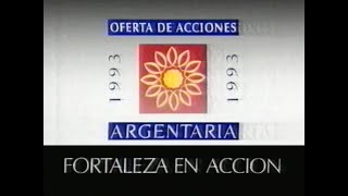 Anuncio quotARGENTARIAquot año 1993 [upl. by Eelibuj]