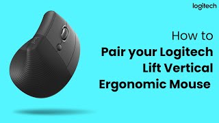 How to pair your Logitech Lift Vertical Ergonomic Mouse [upl. by Adraynek444]