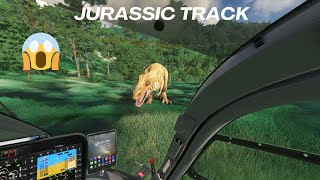 Fs2020 Jurassic Track Il bouge il coure et ça grogne Vraiment sympa [upl. by Ferrel526]