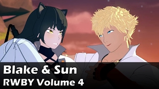 Blake amp Sun Full Storyline  RWBY Volume 4 [upl. by Wilow88]