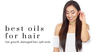 5 Best Oils for Healthy Hair  Oils for Hair Growth [upl. by Eelyam]