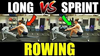 Rowing Machine Sprint amp Cardio Technique [upl. by Farro896]