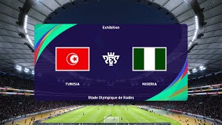 Tunisia U20 vs Nigeria U20 14032024 U20 African Games PES 2021 [upl. by Eerihs]