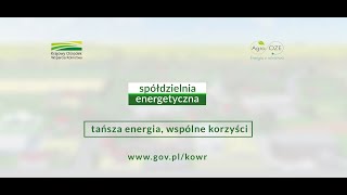 Spółdzielnia energetyczna – tańsza energia wspólne korzyści [upl. by Bradney]