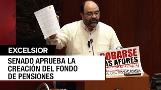 Morena concreta en el Senado que afores sin reclamar vayan a las pensiones [upl. by Samot]