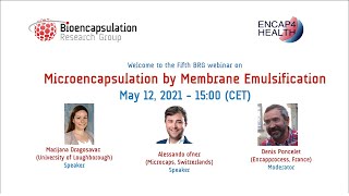 7 Microencapsulation using Membrane emulsification [upl. by Eerdna580]