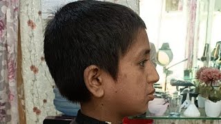 Haircut hair cut haircut for men children short tutorial MHC boys hair style [upl. by Usanis]