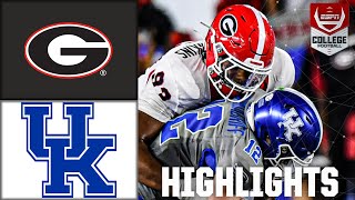 Georgia Bulldogs vs Kentucky Wildcats  Full Game Highlights  ESPN College Football [upl. by Sulecram396]