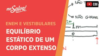 Me Salva EST02  Equilíbrio Estático de um Corpo Extenso [upl. by Aipotu]