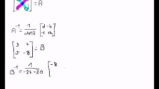 Macierz odwrotna  jak obliczyć macierz odwrotną 2x2  szybki sposób holicypl [upl. by Ahsekram]