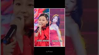 Little Jennie VS Jennie kim 🔥🔥🔥 blink kpopmusic kpop blackpinkyg blinkblackpink jennieshorts [upl. by Gord]