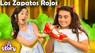 Los Zapatos Rojos  Cuentos infantiles en Español [upl. by Eemiaj]