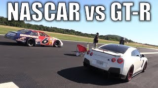 NASCAR takes on a GTR Porsche Roush Mustang [upl. by Eislek810]