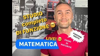 STUDIO DI FUNZIONE funzione fratta esami di maturità analisi matematica 1 esami di stato [upl. by Zora]