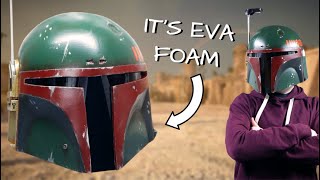 Make Your Own BOBA FETT Helmet Out Of EVA Foam  With Templates [upl. by Cinelli]