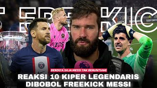 “Semua Kiper Legendaris Hanya Terdiam” 10 Reaksi Kiper Terbaik Dunia Gagal Hentikan Freekick Messi [upl. by Mufinella305]