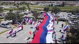 Pro Russia Rally in Limassol Cyprus [upl. by Luap801]