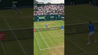 Insane doubles point from ATP Halle Hanfmann  Köpfer vs Vavassori  Bolelli shorts [upl. by Pirbhai]