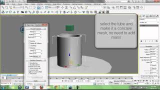 3ds max tutorial  2 concave mesh and collision tolerance [upl. by Morton546]