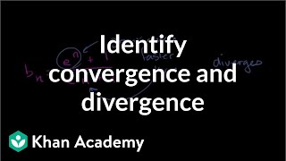 Worked example sequence convergencedivergence  Series  AP Calculus BC  Khan Academy [upl. by Asilrak648]