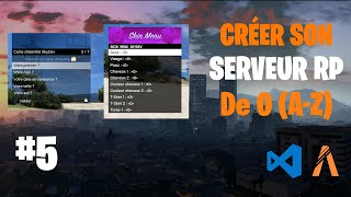 🔌TUTO  Comment CRÉER son SERVEUR RP de 0 AZ 5 [upl. by Ahtaga162]