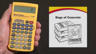 How to Estimate Volume and Bags of Concrete Needed  Material Estimator [upl. by Hgielek]