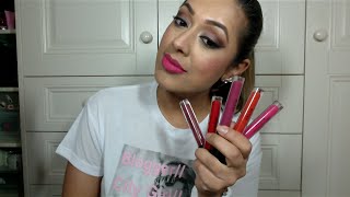 Stila Stay All Day Liquid Lipsticks review amp lip swatches [upl. by Ecyak]