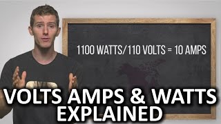 Volts Amps and Watts Explained [upl. by Shing873]