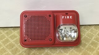 Fire Alarm Review Of the System Sensor SpectrAlert Classic Speaker Strobe [upl. by Almond]