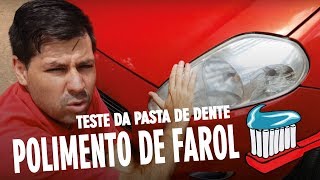 POLIMENTO DO FAROL COM PASTA DE DENTE  MITO OU VERDADE [upl. by Winebaum]