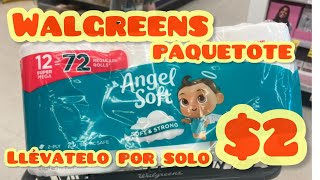 Walgreens🔥PAQUETOTE DE ANGEL SOFT POR SOLO 2 [upl. by Dnomzed]