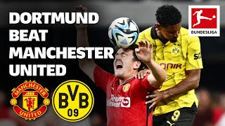 Manchester United vs Borussia Dortmund  23  Highlights [upl. by Yrelbmik]