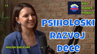 Psiholoski razvoj dece i problemi sa kojima se susrecemo Milena Budjevac deciji Psiholog KPP E5 [upl. by Reyem]