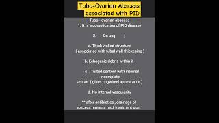 Ultrasound Pelvis FemaleTuboOvarian Abscesspidhematosalpinxhydrosalpinxradiologydiagnosis [upl. by Regnij]